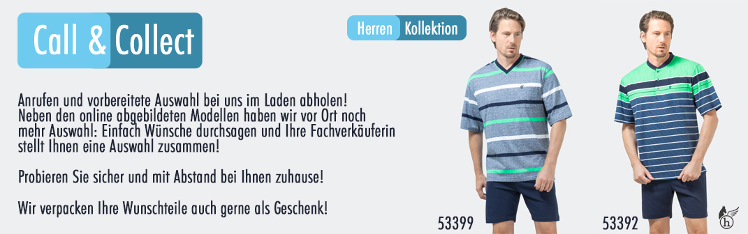 Herrennachtwäsche in KlimaKomfort und KlimaLight Qualität vor Ort kaufen oder über Call&Collect-Service in Passau, Pocking, Vilshofen, Osterhofen und Waldkirchen!