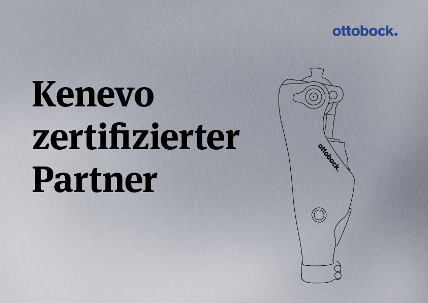 Kenevo zertifizierter Partner - Zertifizierungsplakette by Ottobock