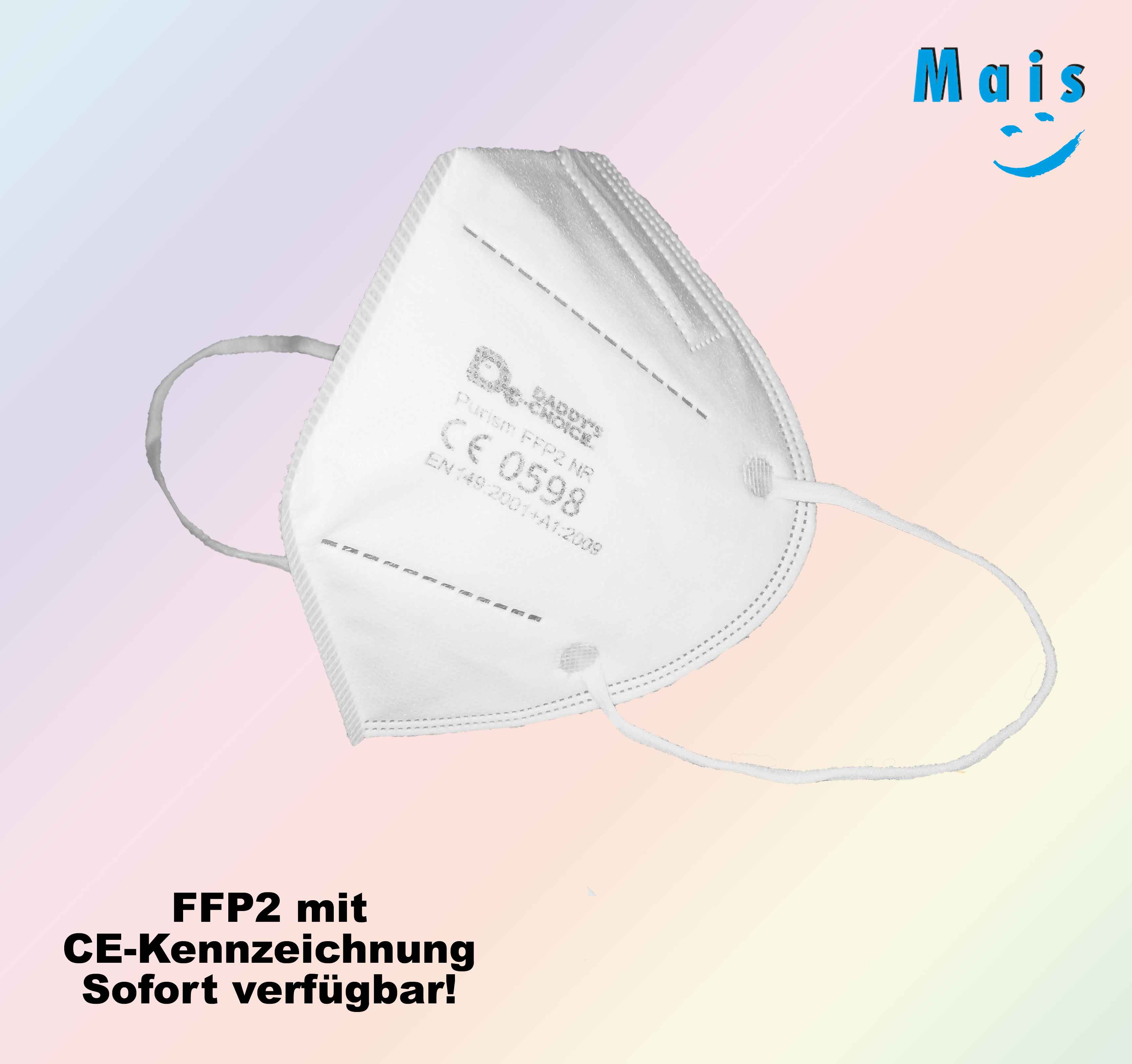 FFP2 Masken mit CE-Kennzeichnung sofort in allen Filialen des reha team Mais verfügbar!