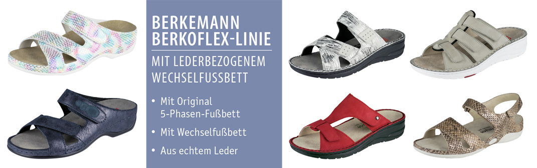 Berkemann Berkoflex: Die Schuhlinie mit Wechselfußbett für orthopädische Schuheinlagen nach Maß