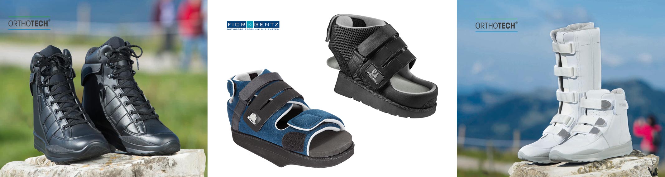 Entlastungsschuhe Fior&Gentz und Stabilschuhe Orthotech