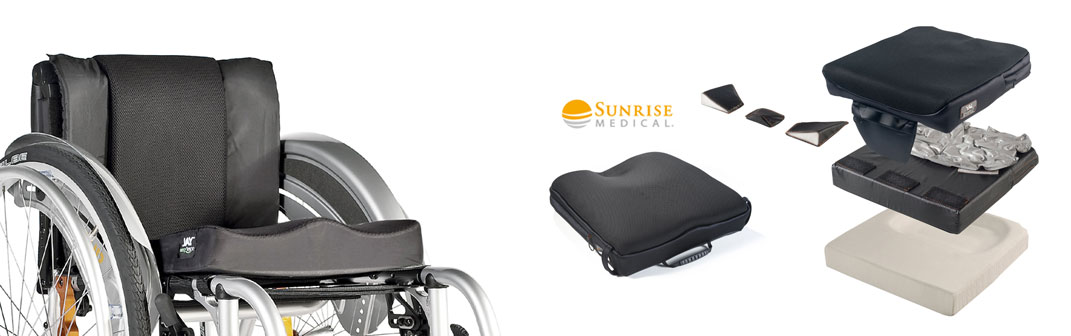 Die Jay-Sitzkissenserie bietet eine große Auswahl an anatomischen sowie anpassbaren Rollstuhlkissen für optimalen Sitzkomfort mit individueller Druckentlastung.