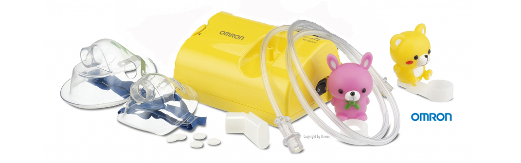 Inhalationsgerät für Kinder OmronCompAir C801KD Verneblergerät zur Tröpfcheninhalation copyright by Omron