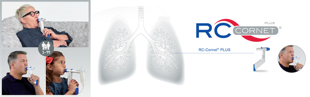 RC-Cornet Plus Atemtrainer bei Lungenleiden, Atemwegsbeschwerden und COPD. Für Kinder und Erwachsene, Cegla Medizintechnik